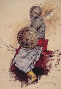 Edwin Señor Semanas Painting - Hombre con armadura indio persa egipcio Edwin Lord Weeks